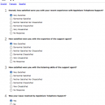 Inviting positive customer feedback