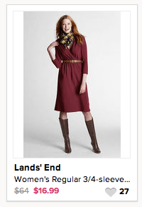 17 dollar dress from Lands End