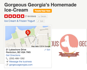 Gorgeous Georgia's Yelp listing