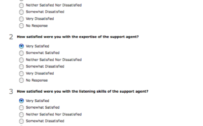 Inviting positive customer feedback