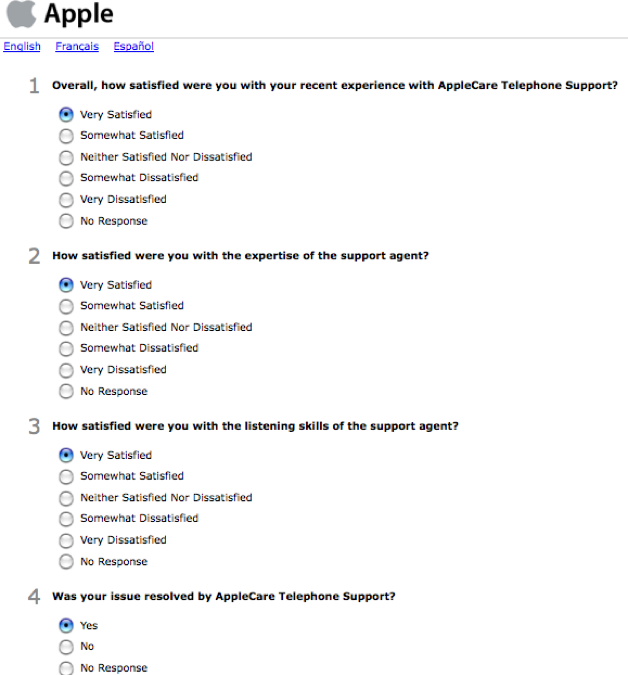 Inviting positive customer feedback