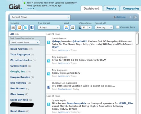Gist shows the future of social media profiling