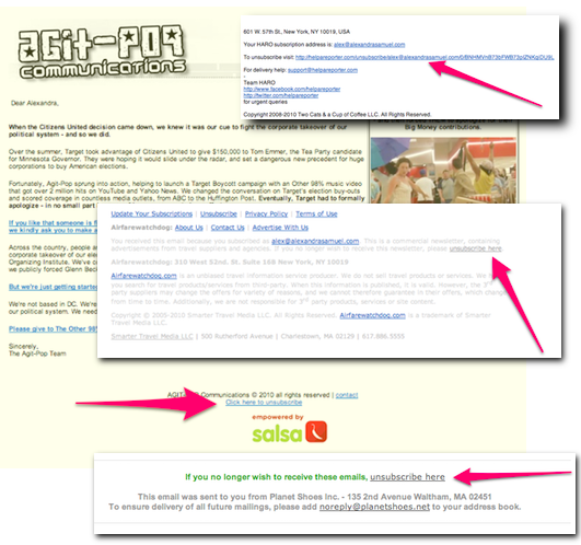 4 steps to unsubscribing from unwanted e-mail