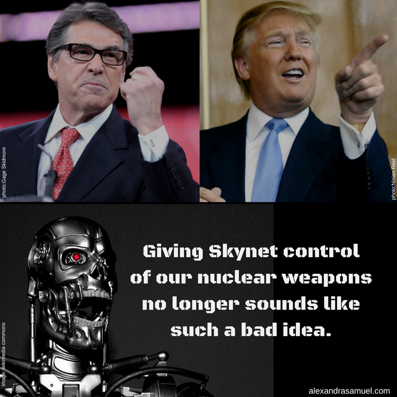 Trump vs Perry vs Skynet