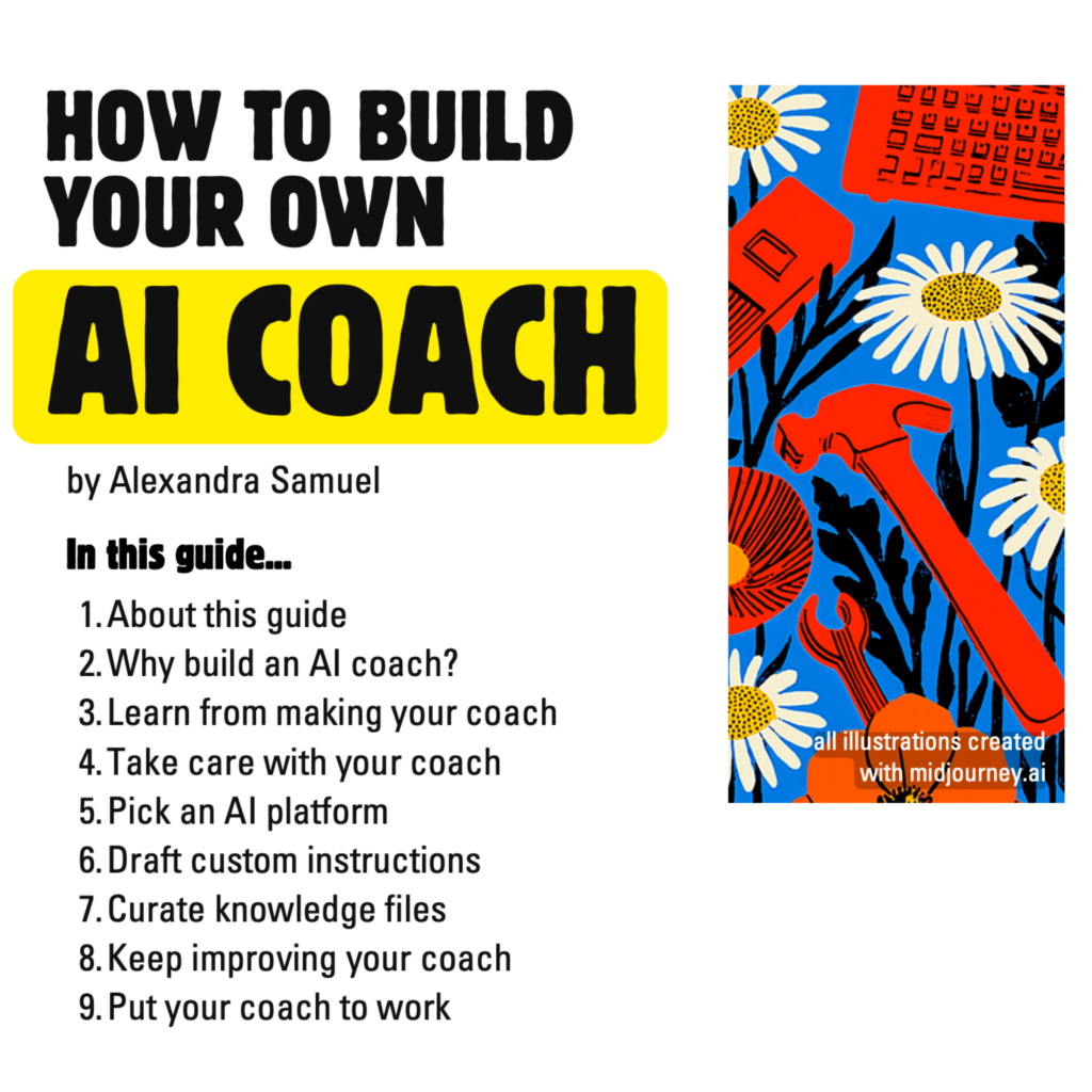 screenshot of guide "How to build your own AI coach"
